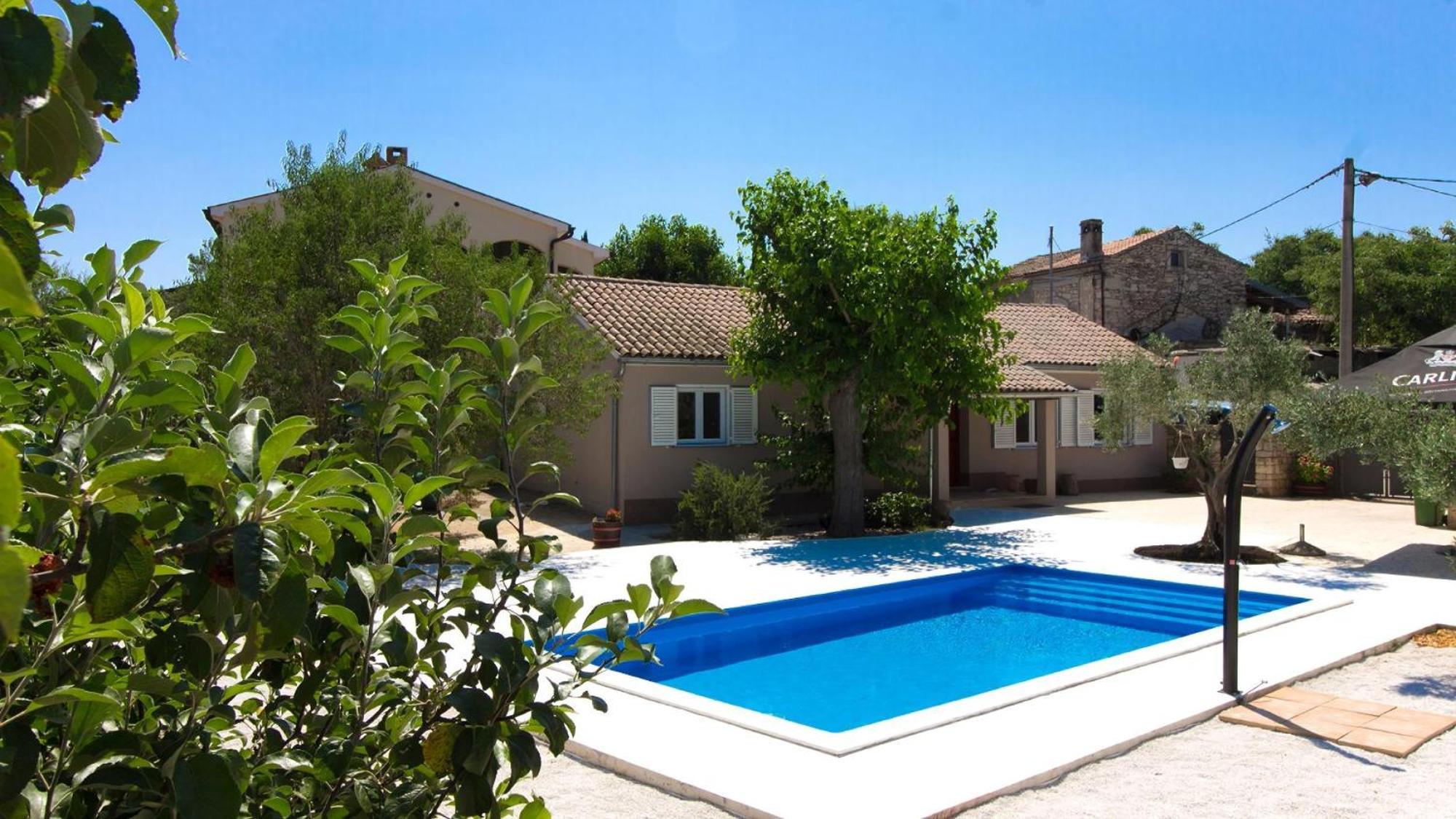 Ferienhaus Aqua Mit Pool Jadreski ภายนอก รูปภาพ