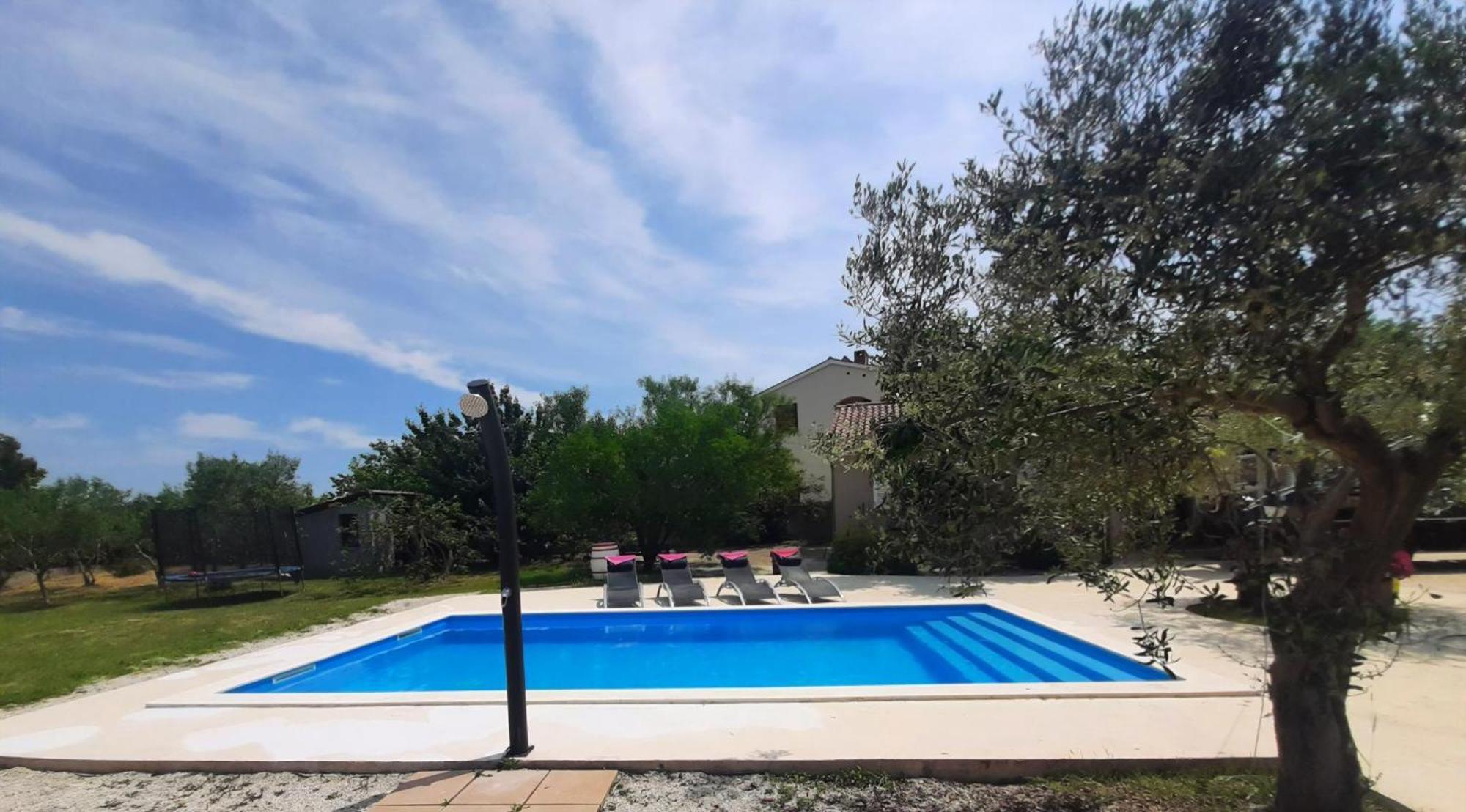 Ferienhaus Aqua Mit Pool Jadreski ภายนอก รูปภาพ